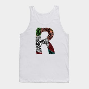 R Aboriginal Art Tank Top